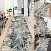 Long Carpet Runner, Modern Narrow Area Rug for Entryway Stairs Hall Corridor 1m 1.5m 2m 2.5m 3m 3.5m 4m 4.5m 5m 6m Indoor Outdoor Washable Carpets Mats, Hamankim Custom Length(2ft×3.3ft/60×100cm)