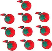 Generic 10pcs Tomato Shaped Needle Pin Cushion for Sewing DIY Pin Cushion Sewing Pin Cushion Fashion Safe Storage for Needles