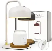 Candle Warmer Lamp with Timer, Compatible with Jar Candles, Dimmable (White)