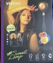 Vivitar Sunset Projector LED USB Sunset Lamp Projector adjustable angle Selfie
