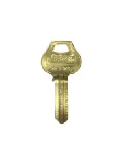 Corbin Russwin D1-5PIN-10 Single Section Standard Bow Key Blanks, Nickel Plated