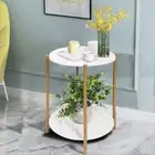 Modern Nordic Marble Coffee Table Living Room Sofa Side Table Round End Table AU