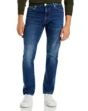 Frame L'Homme Modern Straight Fit Jeans in Freetown Blue