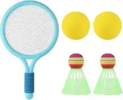 ARTSEWPLY 1 Set Boys and Girls Tennis Racket Badminton Racket Set Outdoor Sports Toys for Children Promotes Physical Mental Development