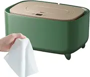 Babies Wet Wipe Warmer, Toddler Diaper Wipe Dispenser, Smart Control Evenly Heated Low Noise Baby Supplies with Soft Night Light for Home and Travel Use, 9.06x5.91x4.33 inches