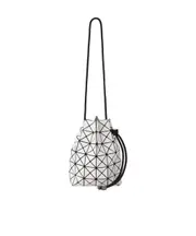 geometric-pattern bucket bag One size white