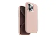 UNIQ Lino Hue MagSafe Silicone Mobile Phone Case For iPhone 15 Pro Max Pink
