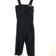 NWT Diane Von Furstenberg DVF x Gap Kids Girls XXL 14/16 Black Jumpsuit Patch