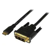 StarTech.com HDCDVIMM1M 1920x1200 Mini HDMI to DVI-D Cable - 1m - Black Mini [HDCDVIMM1M]