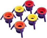 6Pcs Bottle Emptying Flip Kit Bottle Holder Leak-Proof Liquid Bottle Emptying Kit BPA Free Upside Down Bottle Dispenser for Most Bottles