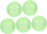 KOMBIUDA 5 Pcs Hamster Fitness Ball Small Animal Activity Durable Plastic Exercise Wheel for Dwarf Hamsters Rats and Other Small Pets Promotes Wellbeing and Encourages Exercise