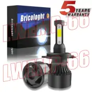 For Toyota Tacoma 1997-2004 H4/9003 LED Headlight High Low Bulbs 6000K White (for: Smart)