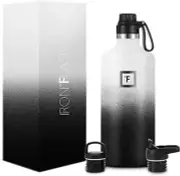 IRON °FLASK Sports Water Bottle 3 Lids (Spout Lid), Leak Proof, Vacuum Insulated