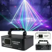 500mW RGB Laser Beam Scanner Projector Lamp Disco Dance Party Stage Laser Light