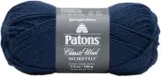 5 Pack Patons Classic Wool Yarn-Navy Blue 244077-77773