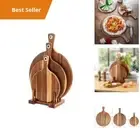 ace for fAcacia Wooden Cutting Board Set of 3 - Reversible Cheese Charcuterie Bo