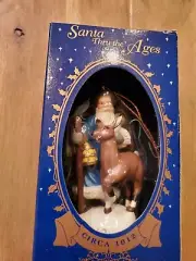 New Santa thru the ages circa St Nicholas and deer germany 1912