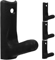Totority 4Pcs Wall Mounted Barbell Storage Rack Durable Dumbbell Holder for Home Gym Easy Install Fitness Equipment Rack Space Saving Design for Organizing Weights