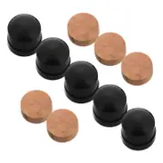 Wind Instrument Trumpet Kit Trombone Slide Rubber End Bumper Valve Cork Pad Maintenance Professional Musicians 10Pcs Assorted Color 1.00X1.00X1.00CM