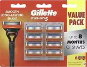 Best Buy! 1x Gillette Fusion 5 Manual Razor Blades - 8 pack