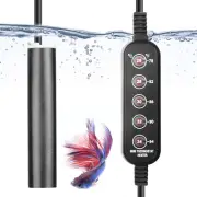 75W Aquarium Heater 5 Temperature Modes for 5-15 Gallon Betta Fish Tank 78 F