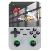 D007 Plus 64GB Handheld Game Console, 10000+ Games Preinstalled, 3.5-inch IPS Screen, Support Game Controller Connection - Grey