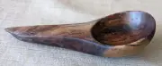 Monkey Pod Wooden Hand Carved Polished Coffee Scoop Measuring Spoon