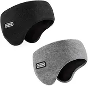 M-YOUNG Earmuffs Winter Double-Layer Ear Warmers Earmuffs Headband Lined Winter Ear Muff for Men Women Running Cycling
