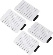 Ipetboom 4pcs Strap Eyelash Board Fake Lash Brush Eyeliner Eyelash Supplies Wristbands Lashes For Lash Extensions Lash Storage Handmade Lash Tech Supplies Lash Gel Acrylic and Fabric White