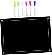 Sewroro 1 Set Erasable Blackboard Clear White Board Small Room Refrigerator Small Refrigerators Weekly Fridge Calendar Weekly Planner for Fridge Acrylic Meal Planner for Fridge Plastic