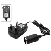AU 240V Mains Plug to 12V Socket Adapter Car Cigarette Lighter Power Converter