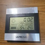 Genuine Ultronic Digital Alarm Clock With Day Time Weather Battery Powered