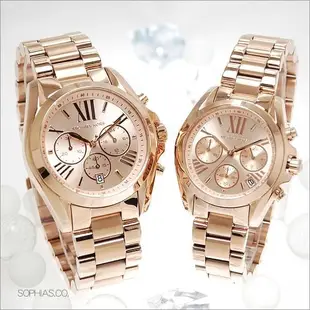 （現貨＋預購）Michael Kors 玫瑰金 羅馬數字 三眼 MK5503 不鏽鋼 手錶