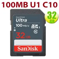 在飛比找Yahoo!奇摩拍賣優惠-SanDisk 32GB 32G SDHC【100MB/s】