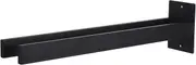 WESIEVYA Towel Rack Towels Retail Hanger Holder Black Rain Shower Pipe Swing Arm Shower Extension Quilt Rack Supermarket Shelf Hook Slat Wall Hanging Hooks Black 304 Stainless Steel