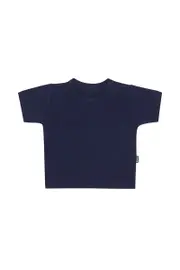 [Bonds] Bonds Newbies Cotton Roomies Ringer Tee in Black Sea Size: 0-3 Months, Aussie Cotton 0-3 Months Black Sea