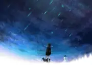 Anime short hair original characters sky girls snowmen Playmat Gaming Mat
