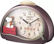 Official RHYTHM Quartz alarm clock Snoopy R506 / 4SE506MJ09