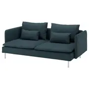 SÖDERHAMN 3-seat sofa, Hillared dark blue