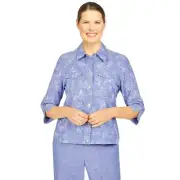 Alfred Dunner Ann Arbor Embroidered Jacket 79530SL