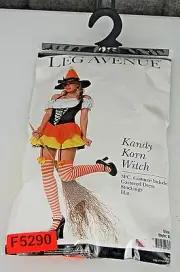 Kandy Korn Witch Woman's Leg Avenue Small Halloween Costume F5290