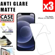 3X For Apple iPhone 12 Pro MAX Anti Glare Matte Screen Protector Film