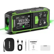 Dual Laser Measuring Tool, 393Ft Green-Beam Bilateral Digital Laser Distance ...