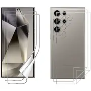 2 Set Soft PET Film Screen Protector for Samsung Galaxy S24 ULTRA Front and Back