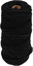 1 Roll Macrame Cotton Cord of Durable Weaving Rope for Wall Hanging DIY Crafts and Basket Weaving Versatile and Practical Craft Cord for Creative Projects