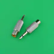(1 PC) RCA Female to 3.5mm Male Connector - USA Seller