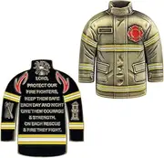 Firefighters Metal Badge Fire Department Rescue Uniform Challenge Coin Firefighter Support Thank You Gift Art Collection