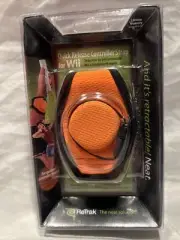 New ReTrak Orange Wii Quick Release Retractable Controller Strap