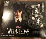 KELLOGG▪︎ LIMITED WEDNESDAY COOKIES & CREME To GO SNACK CEREAL 20 Pack BOXNEW
