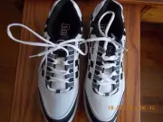 Vintage Dexter Bowling Shoes Mens size 10 #B2020-1 Daytona Black/White
